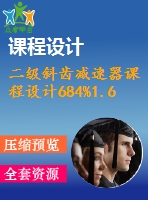 二級(jí)斜齒減速器課程設(shè)計(jì)684%1.6%400%125%125