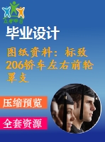 圖紙資料：標(biāo)致206轎車左右前輪罩支架落料模具設(shè)計(jì)