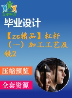 【zs精品】杠桿（一）加工工藝及銑24mm槽夾具設計【cad圖紙和全套說明書】